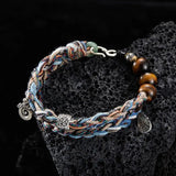 Acrylic Wood Beads Rope Bracelet