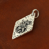 Colgantes cuadriláteros de flores de sombra