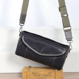Retro Slim Leather Shoulder Bag