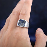 Frostfire Stone Ring