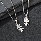 Medieval Style Cross Pendant Necklace
