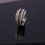 Retro Woven Mult-Layer Twisted Ring