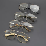 Aviator Acetate Titanium Fashion Eyeglasses