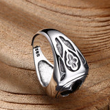 Onyx Black Blossom Ring