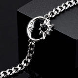 Celestial Sun & Moon Chain Bracelet