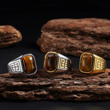 Men's Timeless Tiger Eye Ring