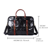 Genuine Leather Simple Messenger Bag