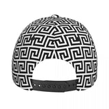 Geometric Print Pattern Polyester Cap