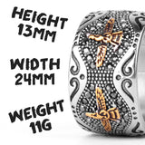 Ancient Historical Stainless Steel Ring