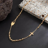 Hip Hop Jesus Cross Pendant Necklace