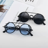 Gothic Metal Circle Sunglasses