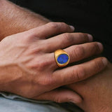Galaxy Ovaler Edelstahlring