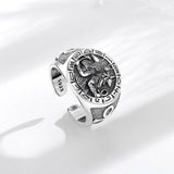 Egyptian Anubis Adjustable Ring