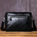 Horizontal Zipper Buckle Simple Bag