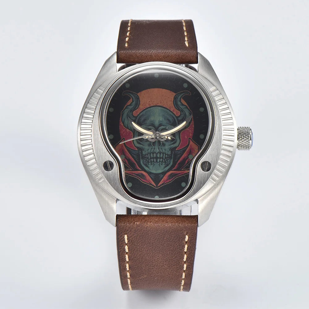 Devilious Watch Devil Printed Dial Mechanical Automatic Watch – Taraiga