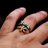 Stainless Steel Eye of Horus Ring