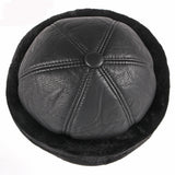 Arctic Noir Fleece-Lined Fur Hat