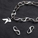 R Letter Clavicle Chain Necklace