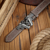 Deer Head Buckle PU Belt