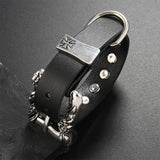 Rock Punk Style Large Buckle Bracelet