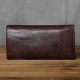 Vintage Leather Men's Clutch Bag