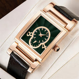 Fashionable Creative Dial Leather Watch