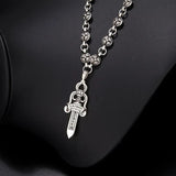 Retro Barber Sword Pendant Necklace