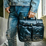 Soft PU Leather Messenger Bag