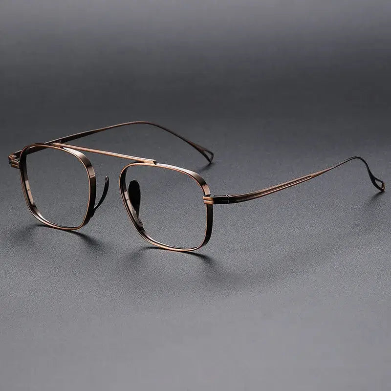 Square Single Beam Pilot Optical Eyeglasses