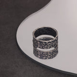 Irregular Ancient Pattern Ring