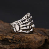 Finger Skull S925 Adjustable Ring
