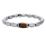 Retro Irregular Metal Beaded Bracelet