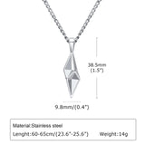 4-Pointed Star Pendant Necklace