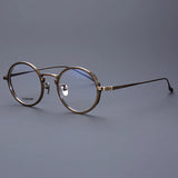 Vintage Round Pure Titanium Eyeglasses