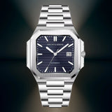 Square Cubic Sapphire Crystal Dial Watch