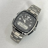 Men's Analog Digital Square Watch