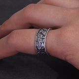 Irregular Ancient Pattern Ring