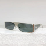 Lightweight Gold Square Sunglasses