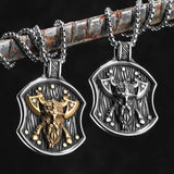 قلادة قلادة درع قراصنة الفايكنج