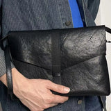 Black Vintage Messenger Shoulder Bag
