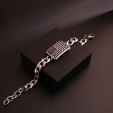 Gelang Bendera AS Stainless Steel