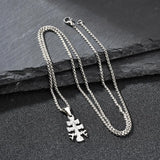 Medieval Style Cross Pendant Necklace