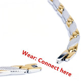 Two Tone Twisted Chain Necklace