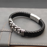 Prestigia Link Leather Bracelet