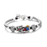 Lucky Colorful Kylin Wrist Bead Bracelet