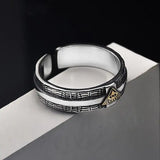 Bague en argent antique Horus