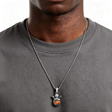 Little Angel Round Pendant Necklace