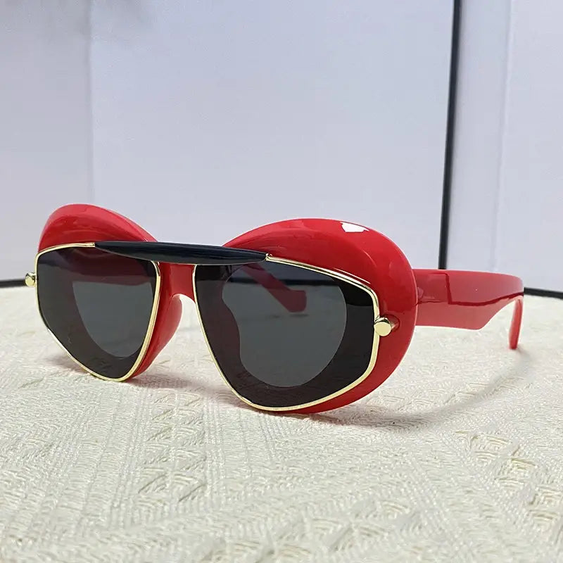 Fierce Edge Cat-Eye Sunglasses