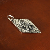 Colgantes cuadriláteros de flores de sombra