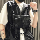 Solid Small Functional Tactical Chest Bag